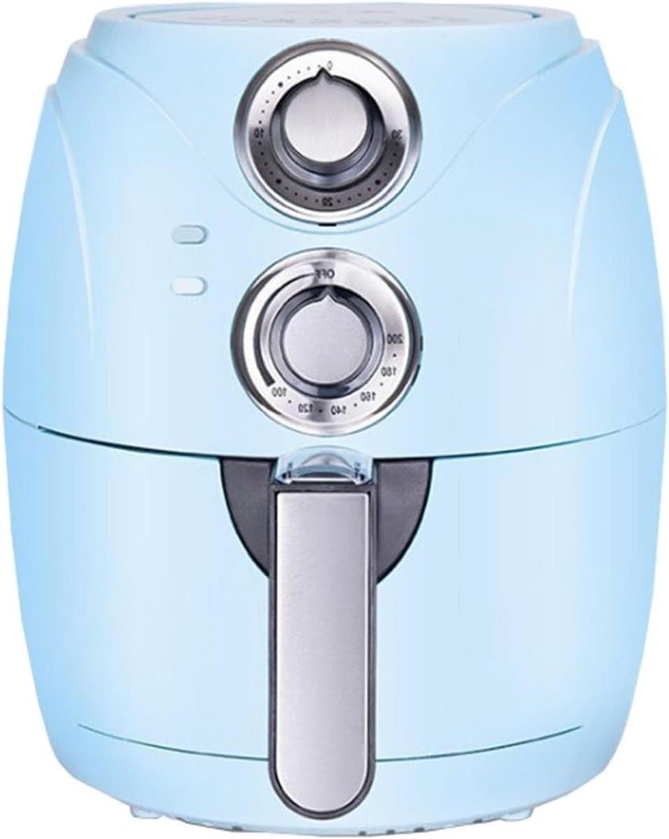 Kleine Airfryer - Hetelucht Friteuse - Gezond Frituren - Ruimtebesparend Design - 25 Liter - Blauw — afbeelding 1