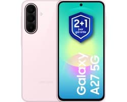 Samsung Galaxy A27 5G - 128GB - Light Pink +1 jaar extra garantie