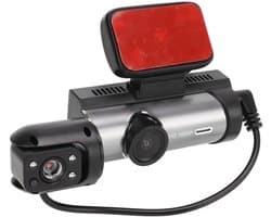 aladdien - Full HD Dashcam - 360 Graden Draaibare Lens - 3,16 Inch Scherm - Bewegingsdetectie - Achteruitrijzicht - Voor Auto - Zwarte kleur