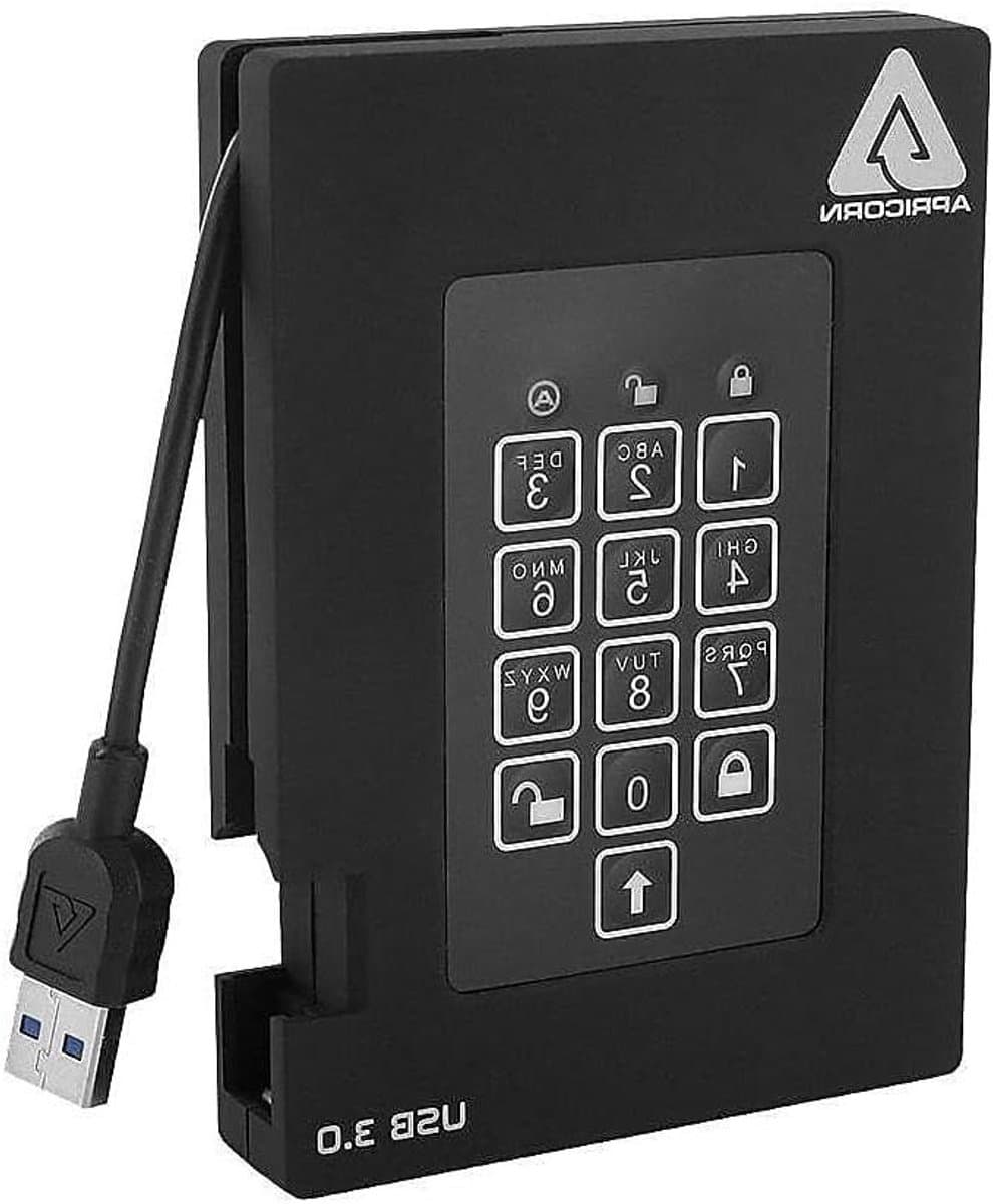 Externe Harde Schijf - Draagbare SSD Versleutelde Schijf - Veilige Gegevensopslag - FIPS 140-2 Level 2 Gevallideerd - 2 TB — afbeelding 1
