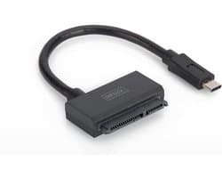USB-C naar SATA Adapterkabel - Externe Harde Schijf Kabel - Data Overzetten - Ondersteunt 5TB Opslag - 35 cm - Zwart