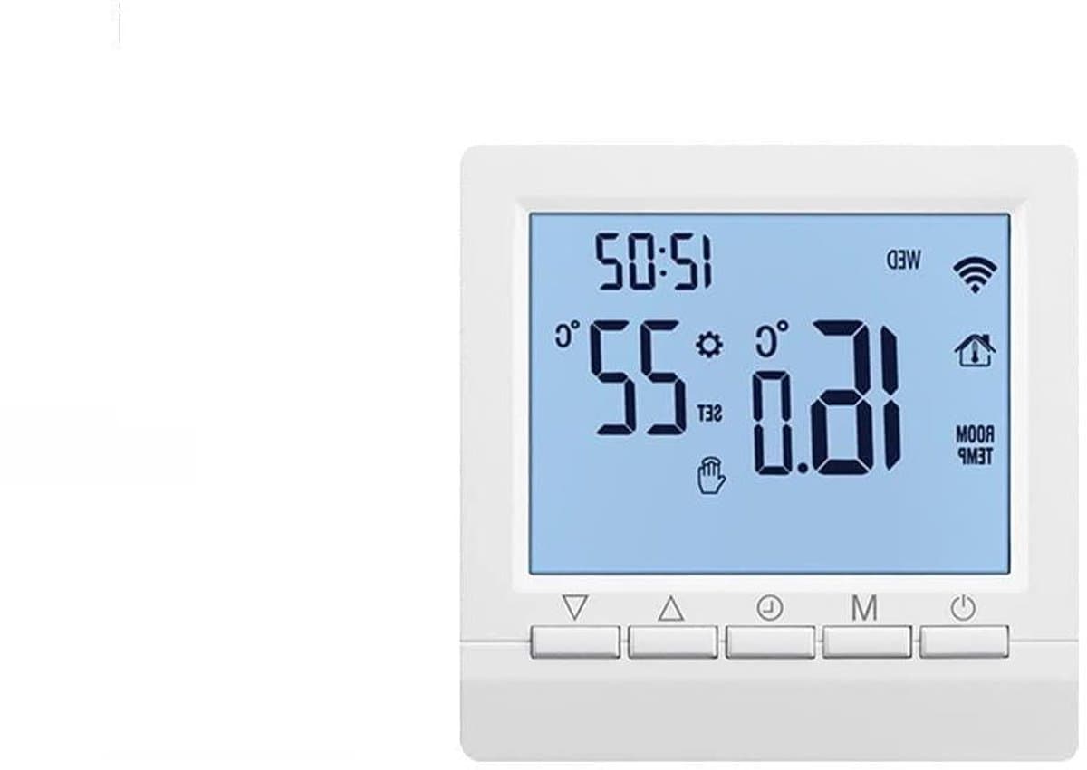 Slimme Thermostaat - Temperatuurregelaar - Verwarming Regelen - Wifi Connectiviteit - 16A - Wit — afbeelding 1
