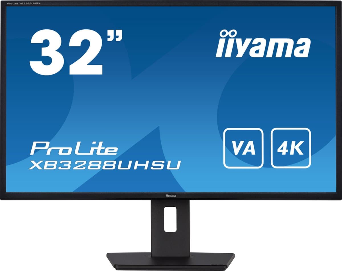 iiyama ProLite XB3288UHSU-B5 - 32 inch - 4K - VA - USB-Hub (2x) - Verstelbaar — afbeelding 1