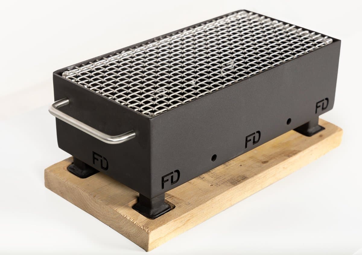 Ferro Duro - The Roast - BBQ - tafel bbq - metaal - houtskool bbq- bbq accesoires - tafel grill - vaderdag cadeau — afbeelding 1