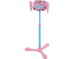 Gabby’s Dollhouse Verstelbare Standaard met 2 Microfoons met Stemeffecten, Verlichting, Luidspreker, Bluetooth