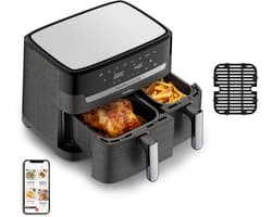 Moulinex Dual Easy Fry EZ905B20 - Dubbele Airfryer - 8,3L