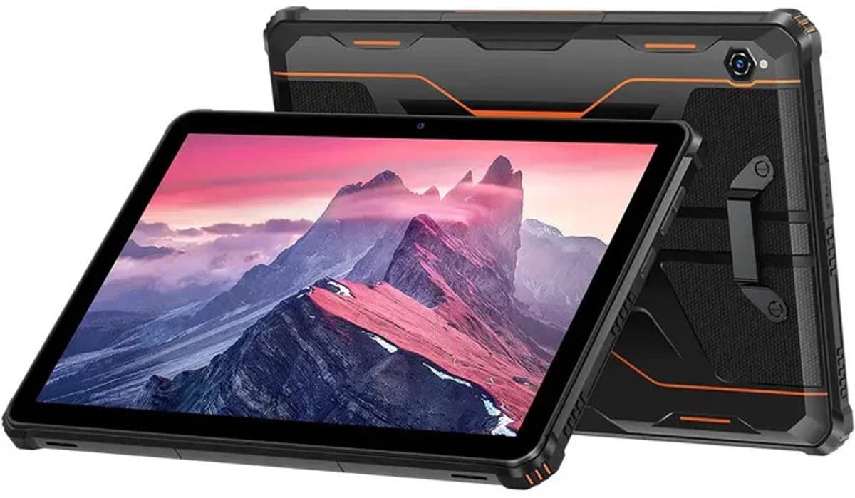 Oukitel RT9 Rugged tablet 6/256 GB - Robuuste tablet - Tablet 10 inch - Android tablet - IP69 waterproof en stofdicht - Met Robuuste case - 4G Dual SIM aansluiting - Mobiel internet en GPS - Android 14 - Extra bescherming - Tablet voor industrieën — afbeelding 1