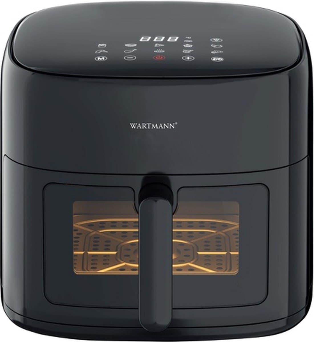 Wartmann Airfryer / Heteluchtfriteuse - PFAS-vrij - WM-2408 AF - 1500 W - 6 liter — afbeelding 1