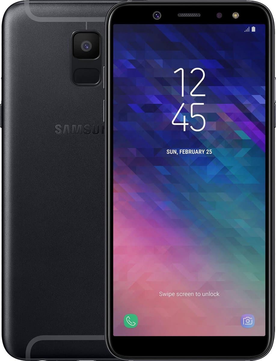 Samsung Galaxy A6 - 32GB - Black (Zwart) — afbeelding 1