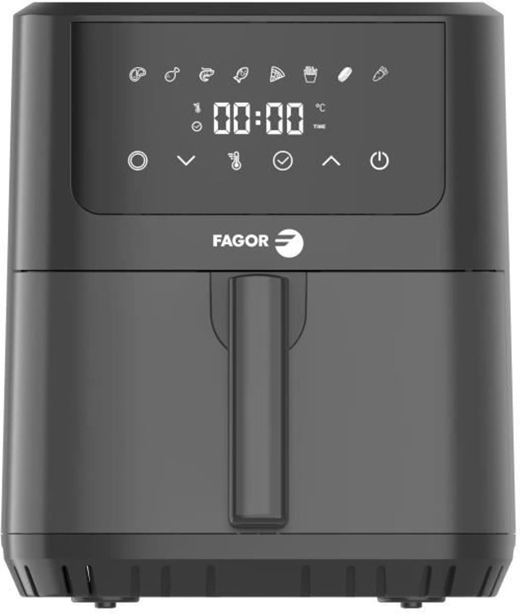 Olievrije frituurpan - FAGOR - Airfryer FGR65 - Inhoud 6,5L - 8 kookprogramma's - 1600W — afbeelding 1