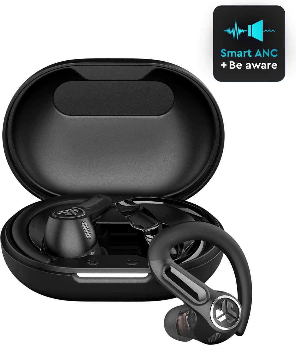 JLAB Epic Sport ANC 3 TWS In-ear Draadloze sport-oordopjes Met Noise-cancelling Zwart — afbeelding 1
