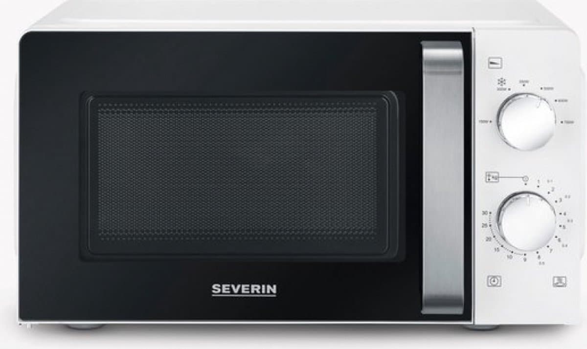 Severin MW 7885 -Solo magnetron - 17 Liter – 6 Vermogensstanden – Compact - Wit — afbeelding 1