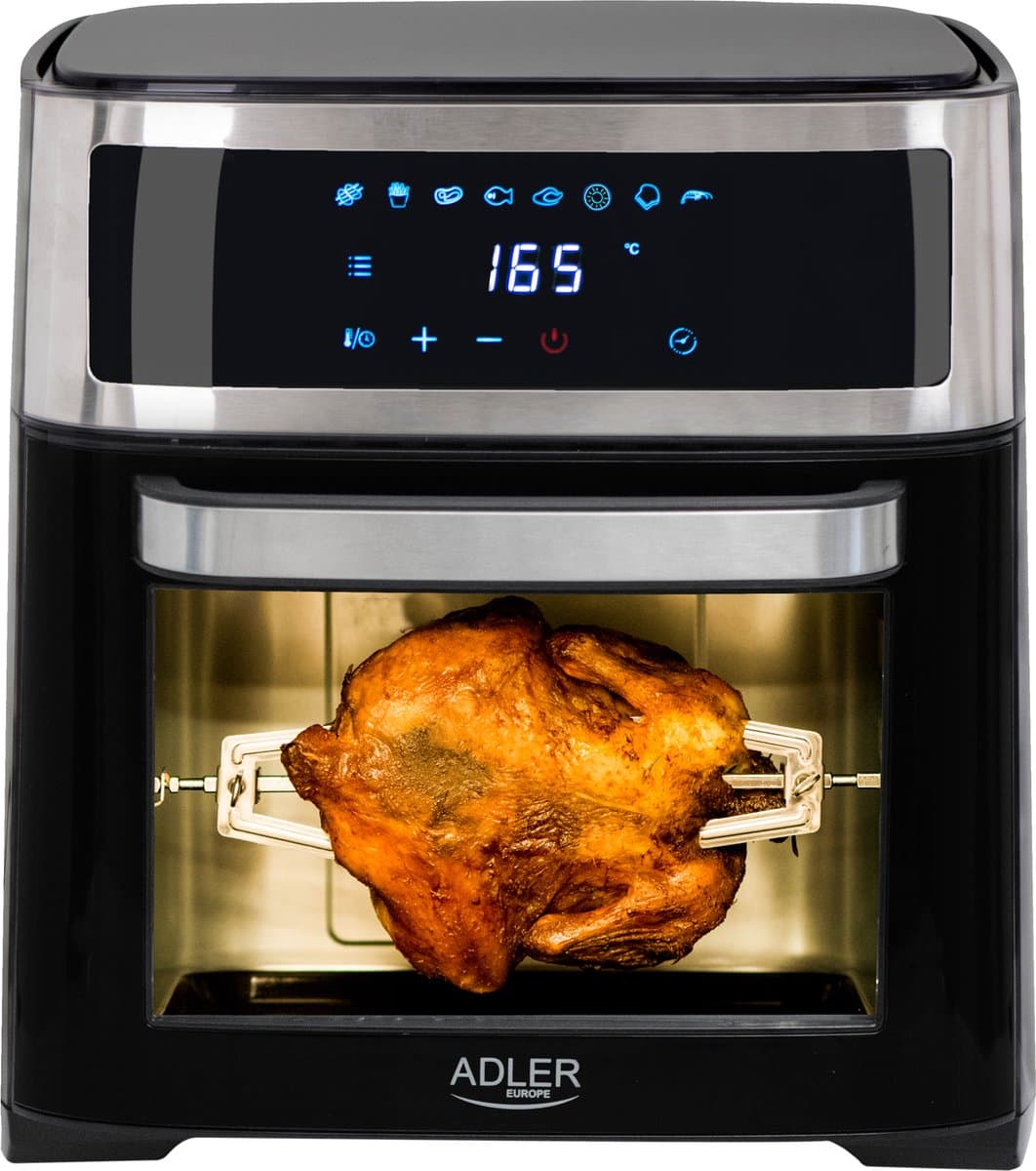 Adler AD 6309 Airfryer Oven - 13L XXL - 2500W - 8-in-1 Functies - Digitaal Touch Display - Inclusief Rotisserie en Accessoires - Zwart — afbeelding 1