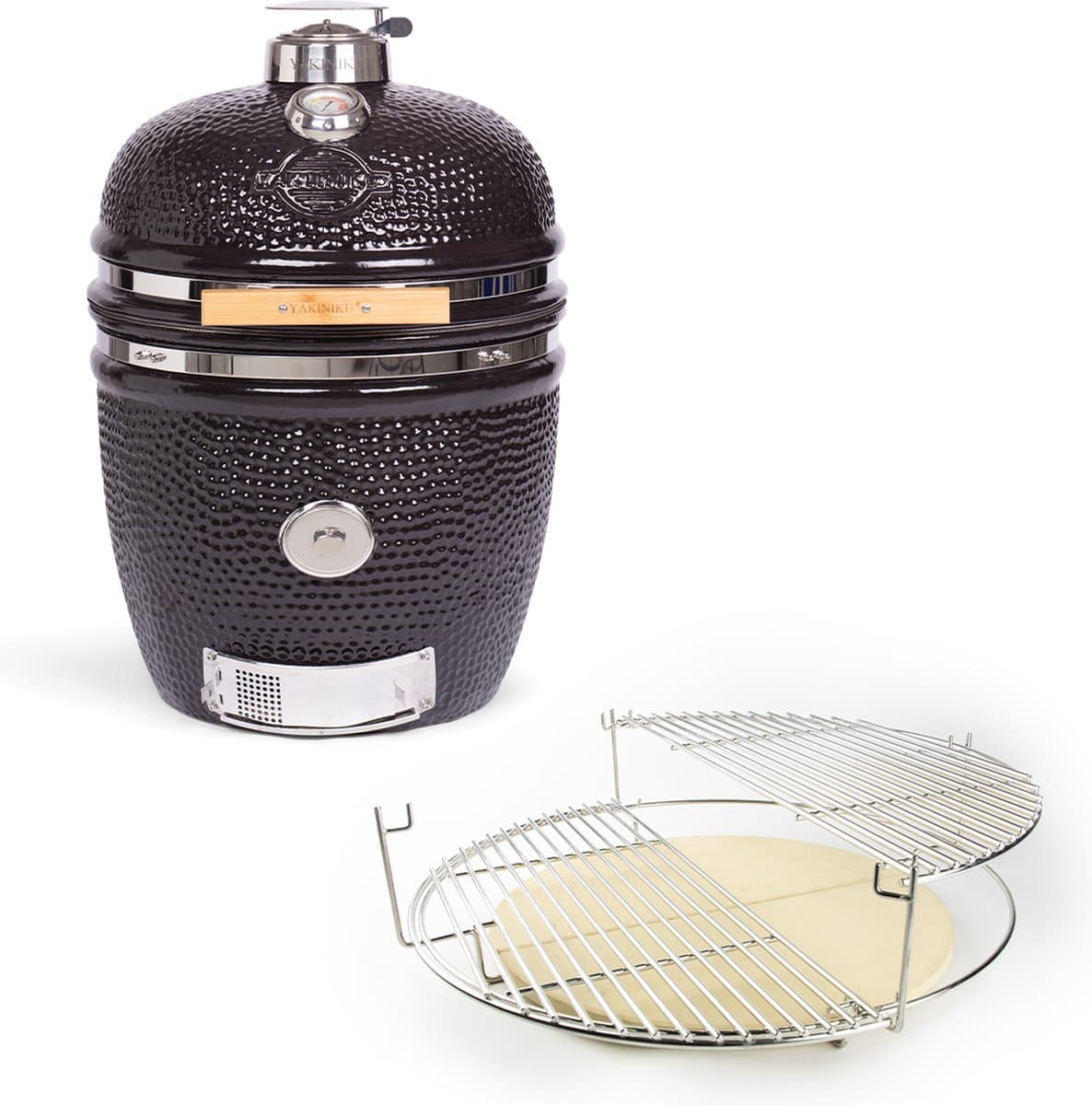 YAKINIKU Kamado - LARGE COMPLEET SOLO - 19 inch - 49 cm - Inclusief Pro Set - Zonder Onderstel — afbeelding 1