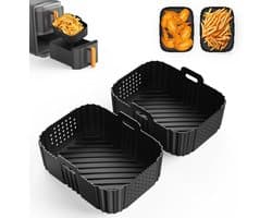 Ninja Heteluchtfriteuse, accessoires voor Ninja Double Stack XL SL400EU, 2 stuks siliconen inzetstukken, siliconen vorm voor AF300EU, AF400EU, AF451EU, Foodi Max AF500EU voor Dual Zone Air Fryer