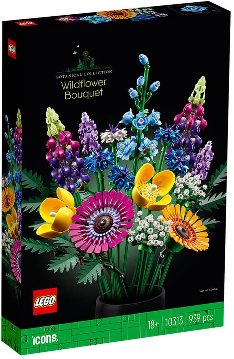 Lego Botanical Collection 10313 Boeket Met Wilde Bloemen Bouwstenen — afbeelding 1