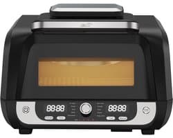 Elit GrillFry360 PRO- air fryer grill 12 in 1- 6L- 1500W- met kijkvenster- grill, bak, frituur en oven- alles in 1 keukenapparaat.