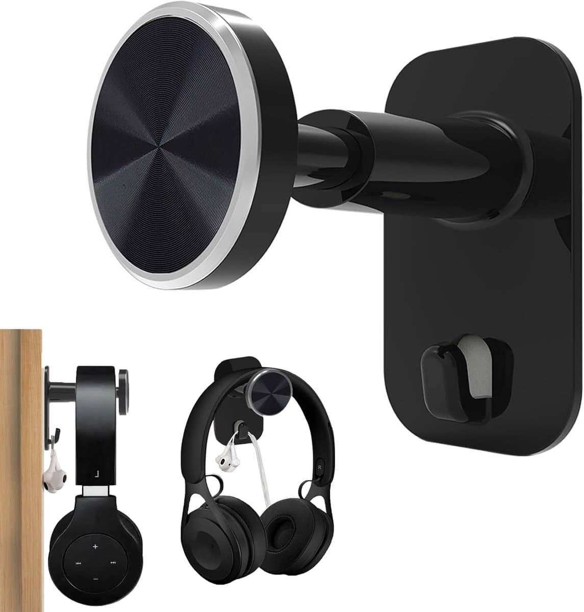 Hoofdtelefoon Houder - Gaming Hoofdtelefoon Stand - Kabelhouders - Zelfklevend voor Gaming Hoofdtelefoons - Buiten gebruik voor kabelbeheer - Stijlvolle accessoires — afbeelding 1