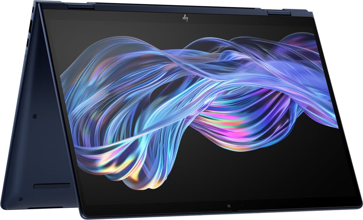 HP EliteBook X Flip G1i Next Gen AI PC Copilot+ PC Intel Core Ultra 7 258V Hybride (2-in-1) 35,6 cm (14") Touchscreen 2.5K 32 GB LPDDR5x-SDRAM 512 GB SSD Wi-Fi 7 (802.11be) Windows 11 Pro Blauw — afbeelding 1