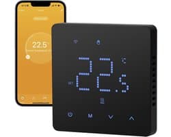 Slimme Wifi Thermostaat voor Gas- en Water CV-ketel | Vloerverwarming | App Bediening & Spraakbesturing