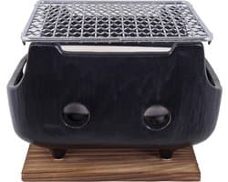 Konro Grill - Bizen Black 18,5cm - Shichirin - Yakitori Grill - Japanse Barbecue - Hibachi BBQ