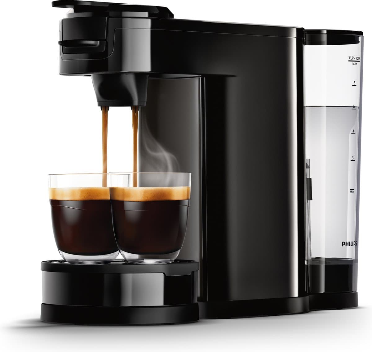 Philips Senseo Switch Koffiemachine HD6592/64 - Pad- en Filterkoffiezetapparaat - Automatische Uitschakeling - Instelbare Intensiteit - Incl Thermische Kan - Zwart — afbeelding 1