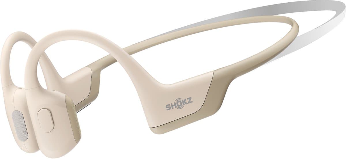 Shokz Openrun Pro Mini - Bone Conduction - Sporthoofdtelefoon - Beige — afbeelding 1