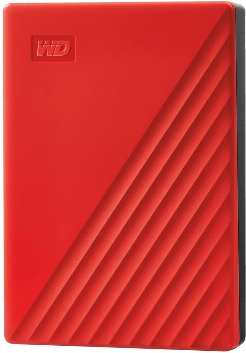 Western Digital My Passport - Externe harde schijf - 5 TB Rood — afbeelding 1