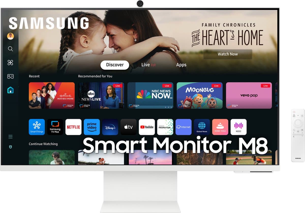 Samsung Smart Monitor M8 LS32DM801UUXEN | | 8806095535463 — afbeelding 1