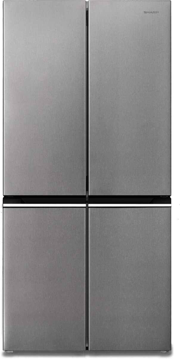 Sharp SJNFA15IMXPDEU - Amerikaanse Koelkast - 4 deurs - energie label D - 488 liter - Advanced No Frost - zilver — afbeelding 1