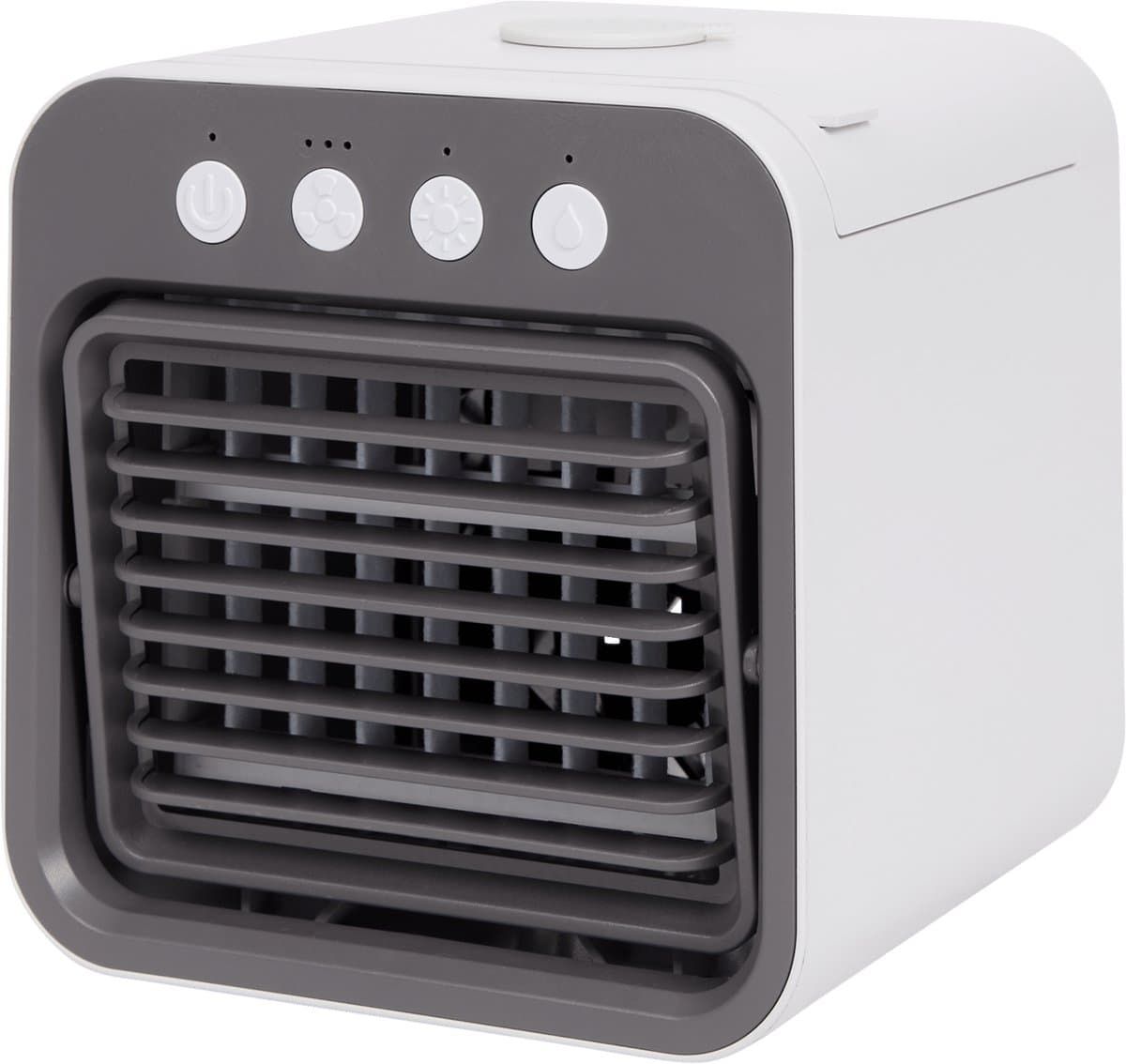 Nor-Tec Luchtkoeler 3-in-1 – Ventilator, Luchtbevochtiger & Aroma Diffuser – Met LED-verlichting |Mini Airco - Mobiele Mini Airco - Energiezuinig | Draagbare Airco | Mistfunctie & LED Verlichting – 400ml Waterreservoir | Zwart — afbeelding 1