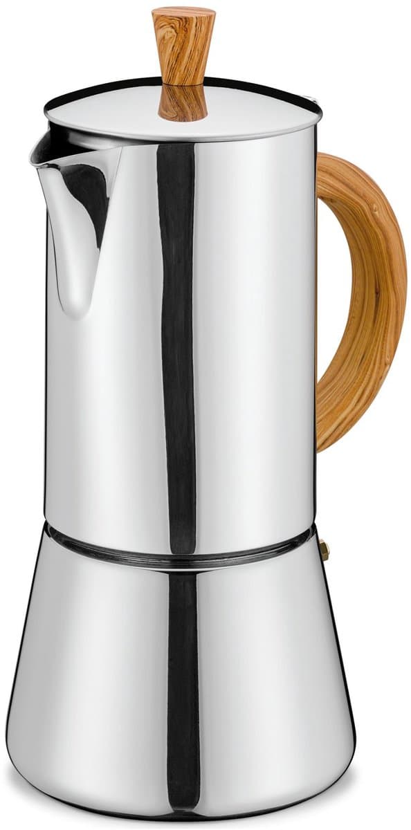 Cilio Figaro - Percolator / Espressomaker - 6-kops - Roestvrij staal - Kunststof — afbeelding 1