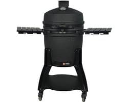 IGNITE Outdoor - Kamado BBQ - 22 Inch - Premium Barbeque - Mat Zwart - Compleet