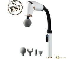 TRESTO - Professionele Massage Gun - U-vormig Massagegun met Verlengde Greep - Bereik Rug, Nek, Schouders & Benen moeiteloos – Stil en Krachtig