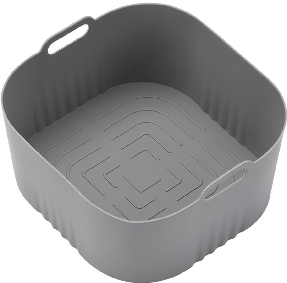 2 stuks Geschikt voor HD9252 HD9200 HD9255 luchtkoker silicone bakplaat vierkant luchtkoker silicone bakplaat luchtkoker accessoires- grijs — afbeelding 1