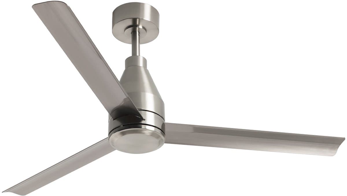 CREATE - Stille plafondventilator 40W Ø132 cm - Zilver - WIND STEEL — afbeelding 1