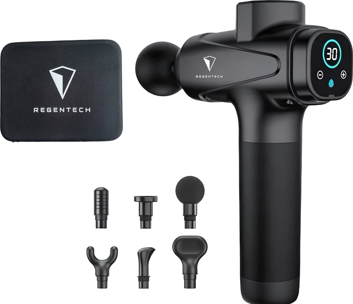Massage Gun Professioneel G5 - Massage Apparaat - Lcd Touchscreen - 30 Massage Standen - 8 uur Batterij — afbeelding 1