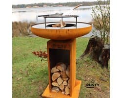 RustyGrill - 80cm inclusief grillrooster