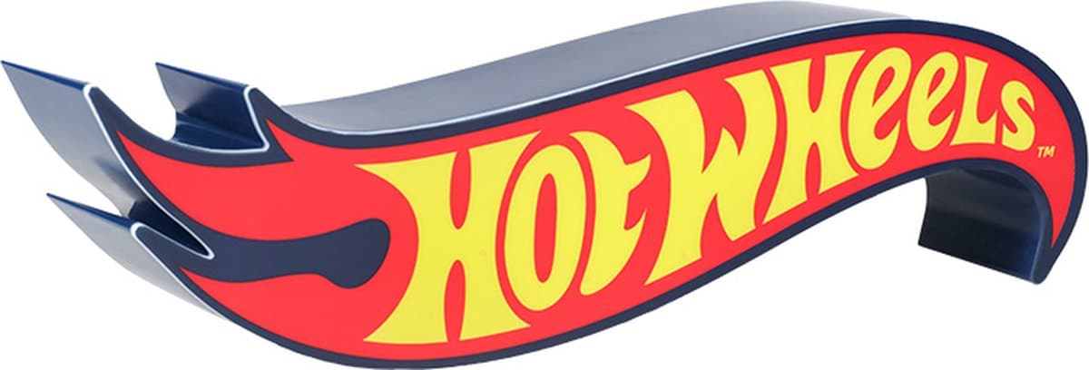 Hot Wheels Flame Logo Light – Officieel Gelicentieerde Nachtlamp, 31,3 cm, Vrijstaand of Wandmontage- Paladone — afbeelding 1