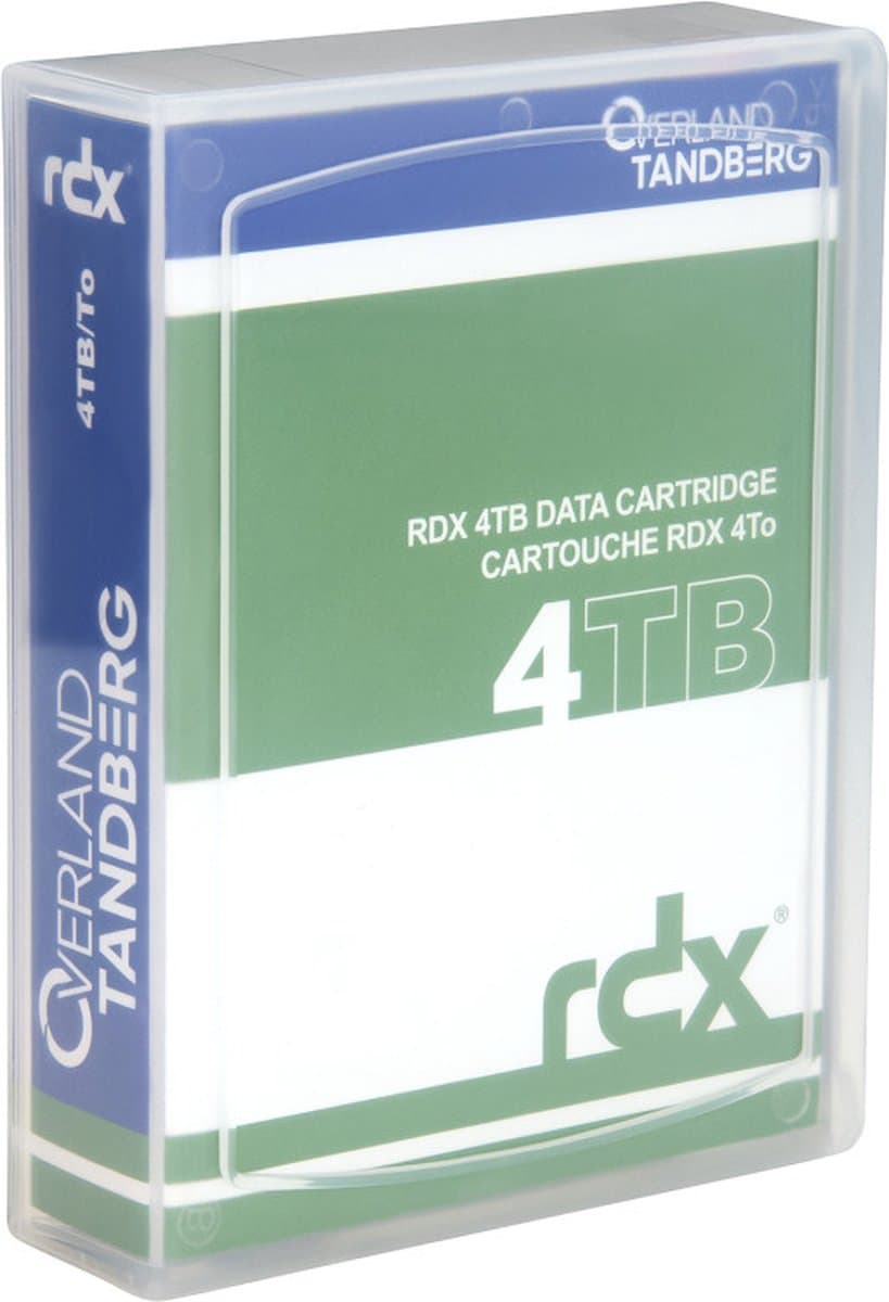 Overland-Tandberg 8824-RDX back-up-opslagmedium RDX-cartridge 4 TB — afbeelding 1