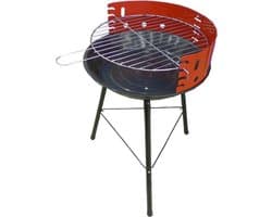 Barbecue - Houtskool Barbecue - Inclusief verwijderbare Aslade - Barbecues - Ø 38 cm - Houtskoolbarbecue - Fancylifestyle - met windschild - BBQ - vlees en vis - compact