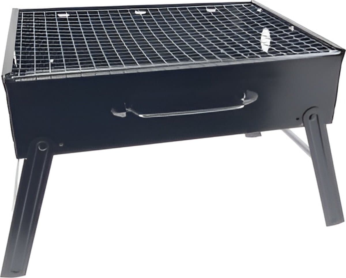 BBQ - Barbecue - Draagbaar - Draagbare barbecue - Houtskool barbecue - 2 tot 4 persoons - Opvouwbaar - Compact - ILFAshopping — afbeelding 1
