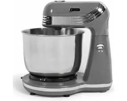 Multifunctionele Keukenrobot 3L – Deegmixer & Kneedmachine met Mengkom – Keukenmachine voor Mixen en Kneden – 250W – Grijs
