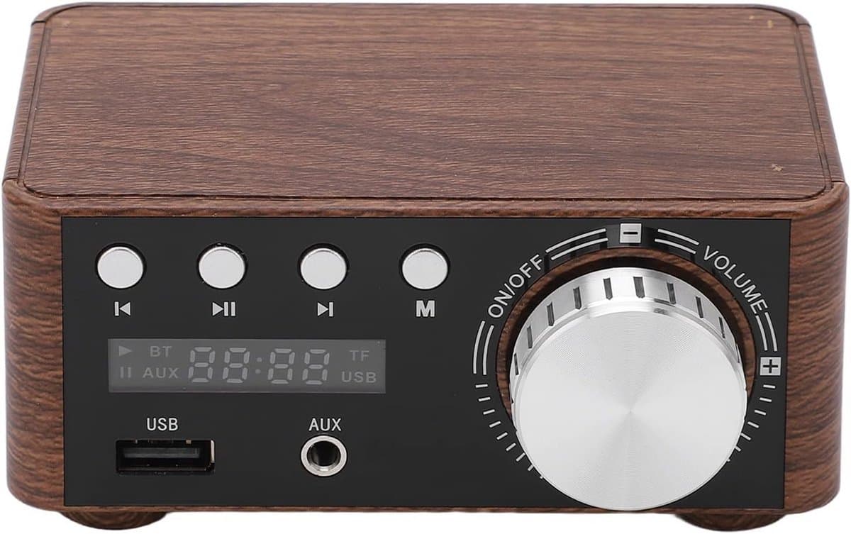 Mini Bluetooth 5.0 Stereo Versterker - HiFi Digitale Versterker met USB Ingang — afbeelding 1