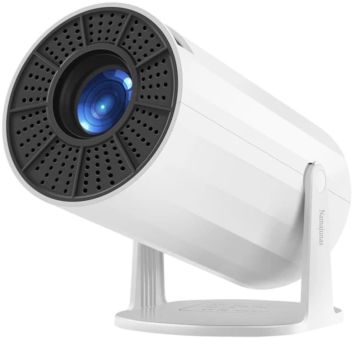 Namajunas - Beamer - Smart 1080P Full HD Projector - Mini Beamer - FULL HD (4K-Ondersteuning) - 3000 lumen - WiFi & Bluetooth - Ingebouwde Speakers - Draagbare Beamer Thuisbioscoop - Voor iOS en Android - Autofocus — afbeelding 1