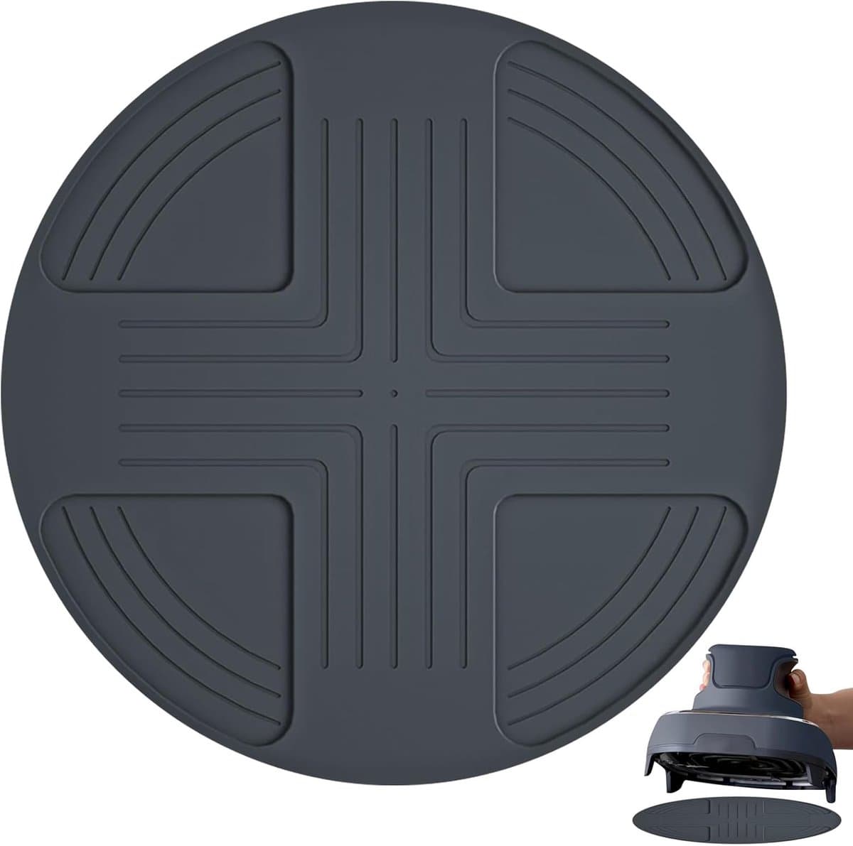 Air Fryer Mat - Glass Coaster - Non-Slip Werkblad Accessoires - Keukenhulpmiddelen - Veilig en Duurzaam — afbeelding 1