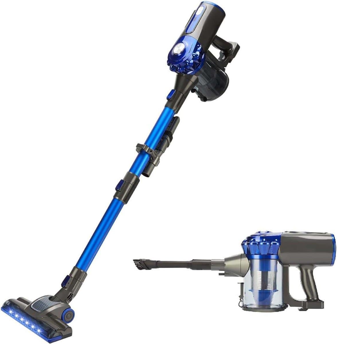 SNJY® Steelstofzuiger Draadloos - Accu Stofzuiger - Snoerloze Stofzuiger - 22.2 V - Blauw — afbeelding 1
