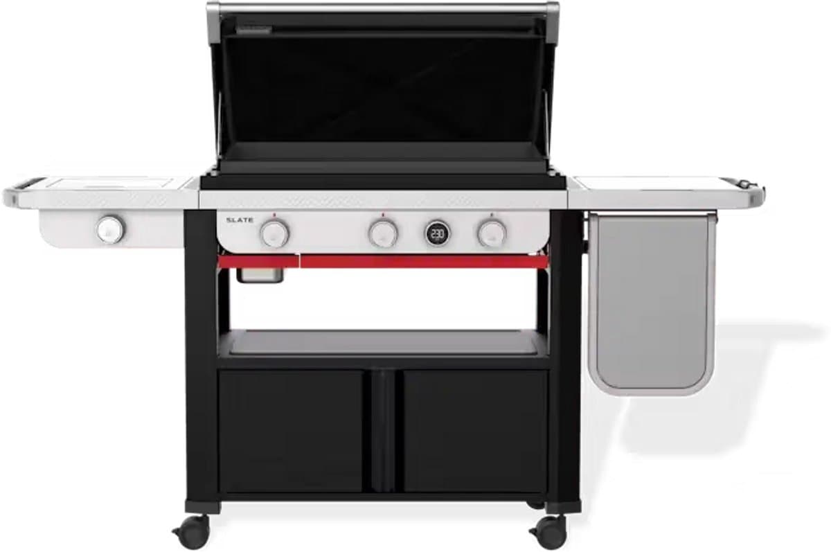 WEBER Plancha met zijbrander 76cm zwart — afbeelding 1