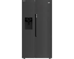 Beko B7RGNE665ZDS | Amerikaanse koelkast | Energieklasse D | Zwart — afbeelding 1