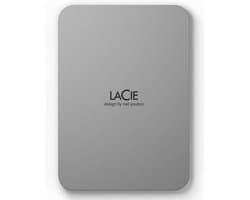 LaCie Mobile Drive (2022) - Externe Harde Schijf - 4 TB - Zilver
